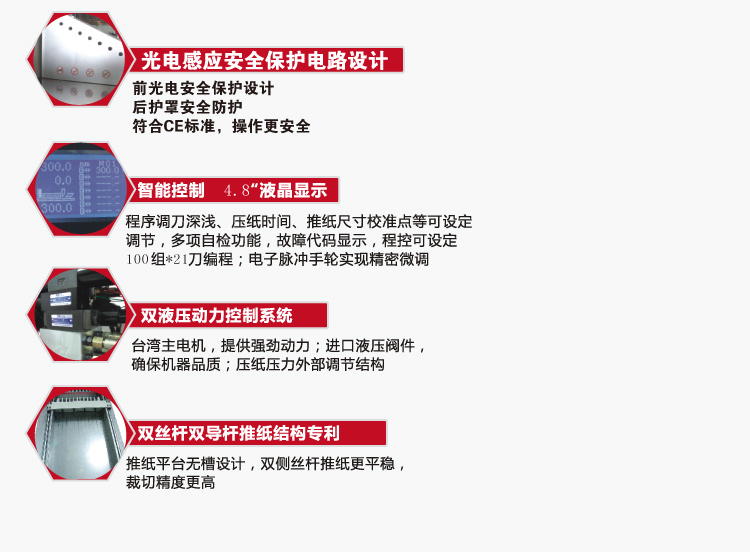 金典GD-H560液壓程控切紙機